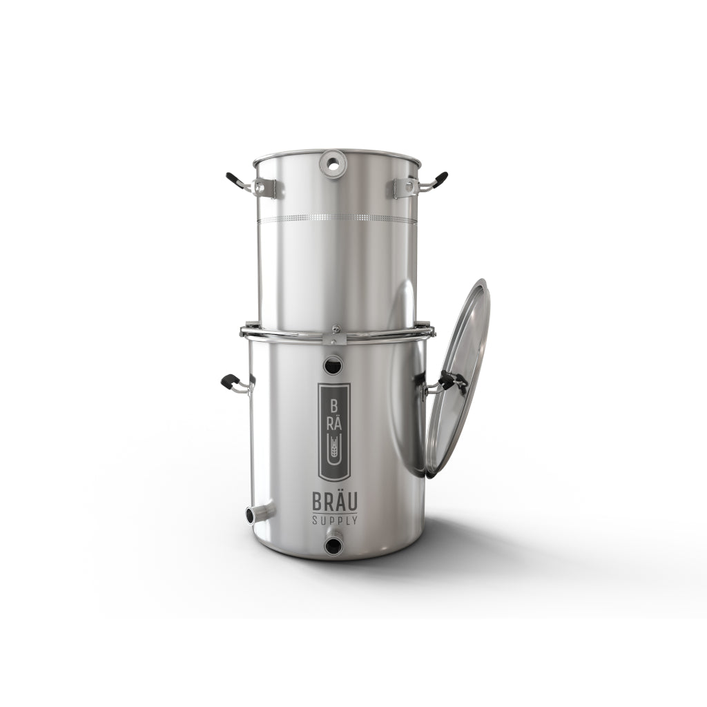 30 Gallon Unibräu Kettle + Grain Basket