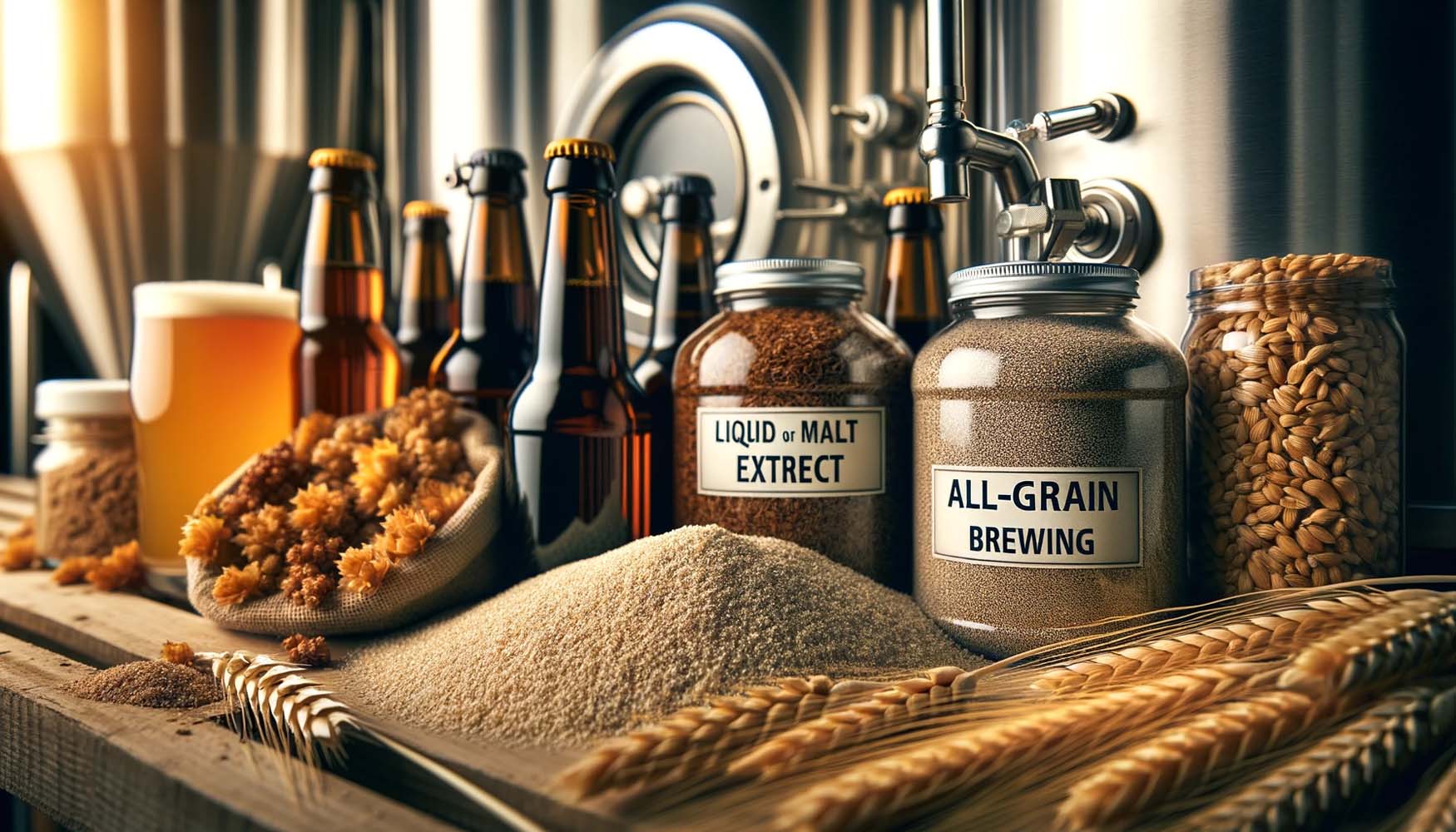 Brewing With Extracts vs. All-Grain: A Complete Comparison
