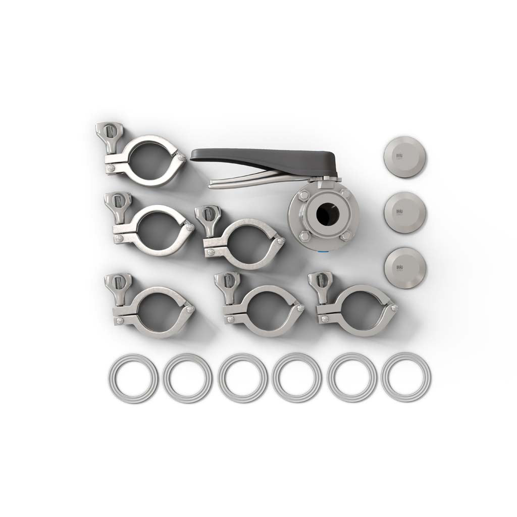 Brew Kettle Tri-clamp Fitting Kit