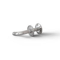 1.5" Double Tri-Clamp X 5/8" 90º Barb Fitting