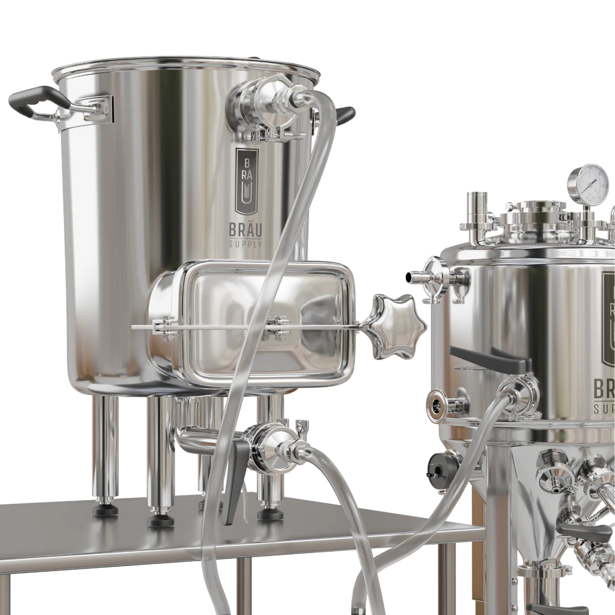 BräuPro Homebrewing - Système de brassage et de fermentation électrique à deux cuves – vue 3