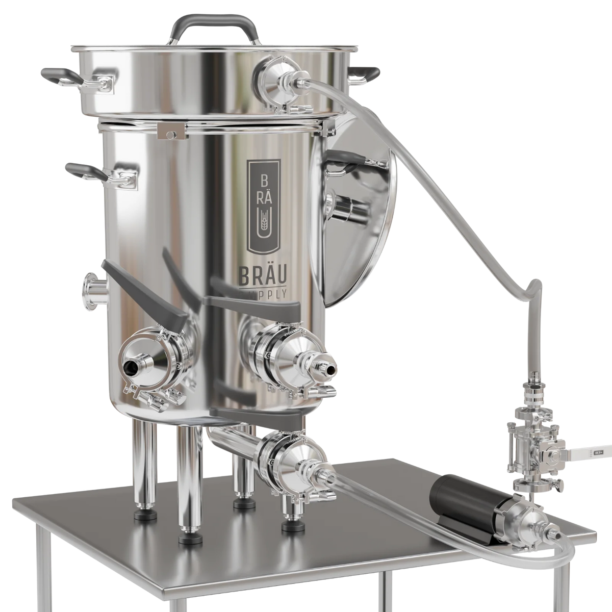 Unibräu DrainPro - Single-Vessel Electric Brewing System with Bottom Drain – 10 gallon 120V, 10 gallon 240V