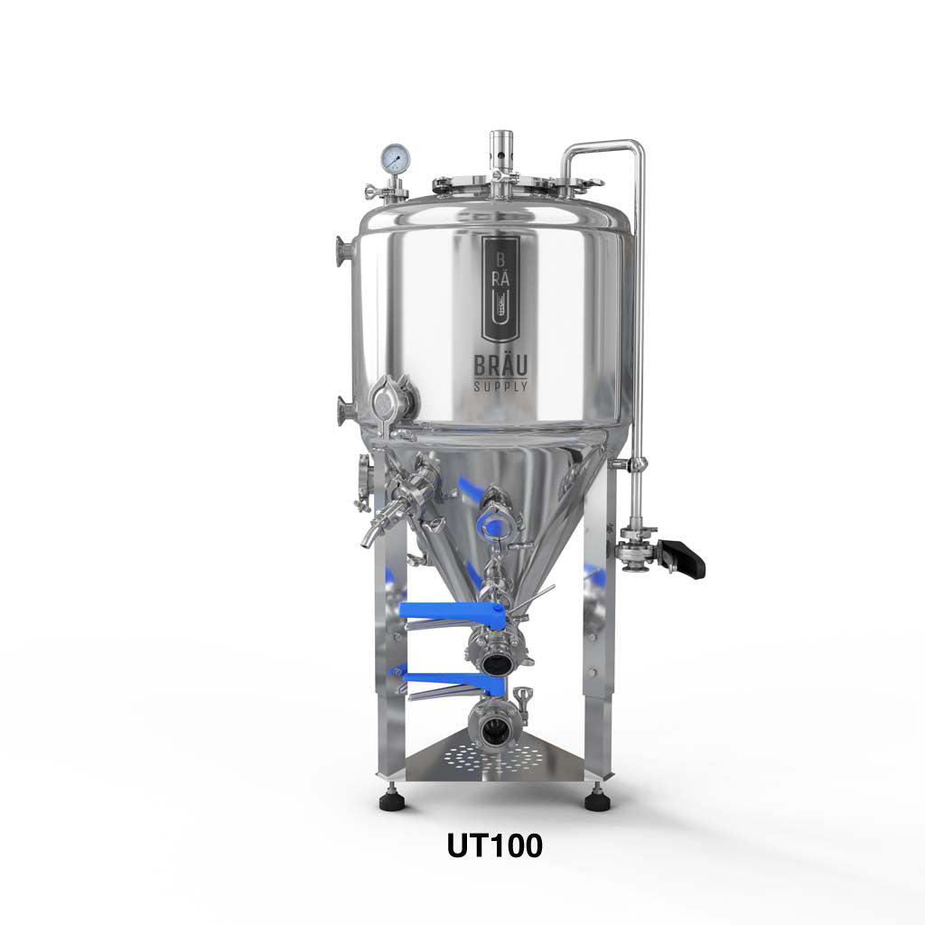 Unitank 100L jacketed conical fermenter