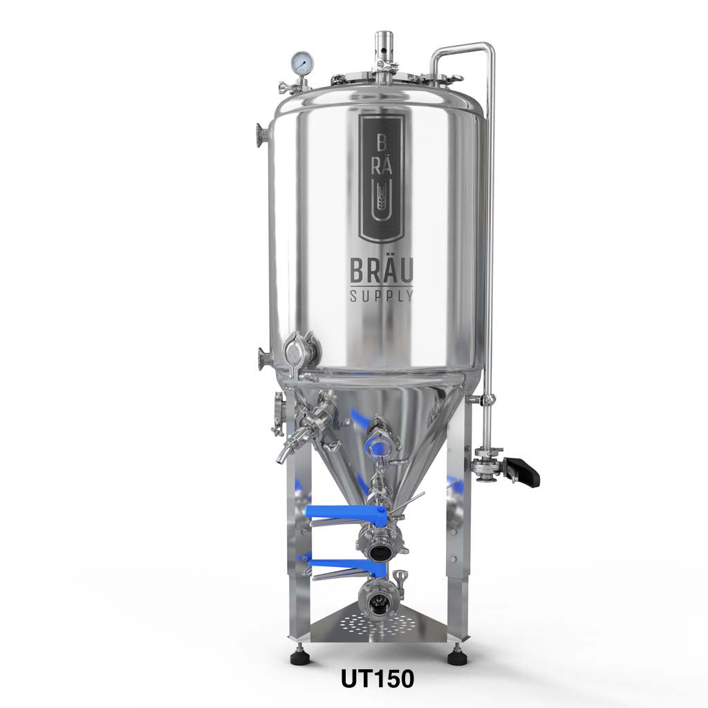Unitank 150L jacketed conical fermenter
