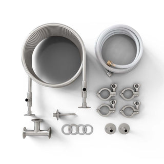 Counterflow Wort Chiller | Stainless Coil-in-Coil Design