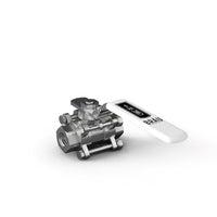 1/2" stainless steel ball valve