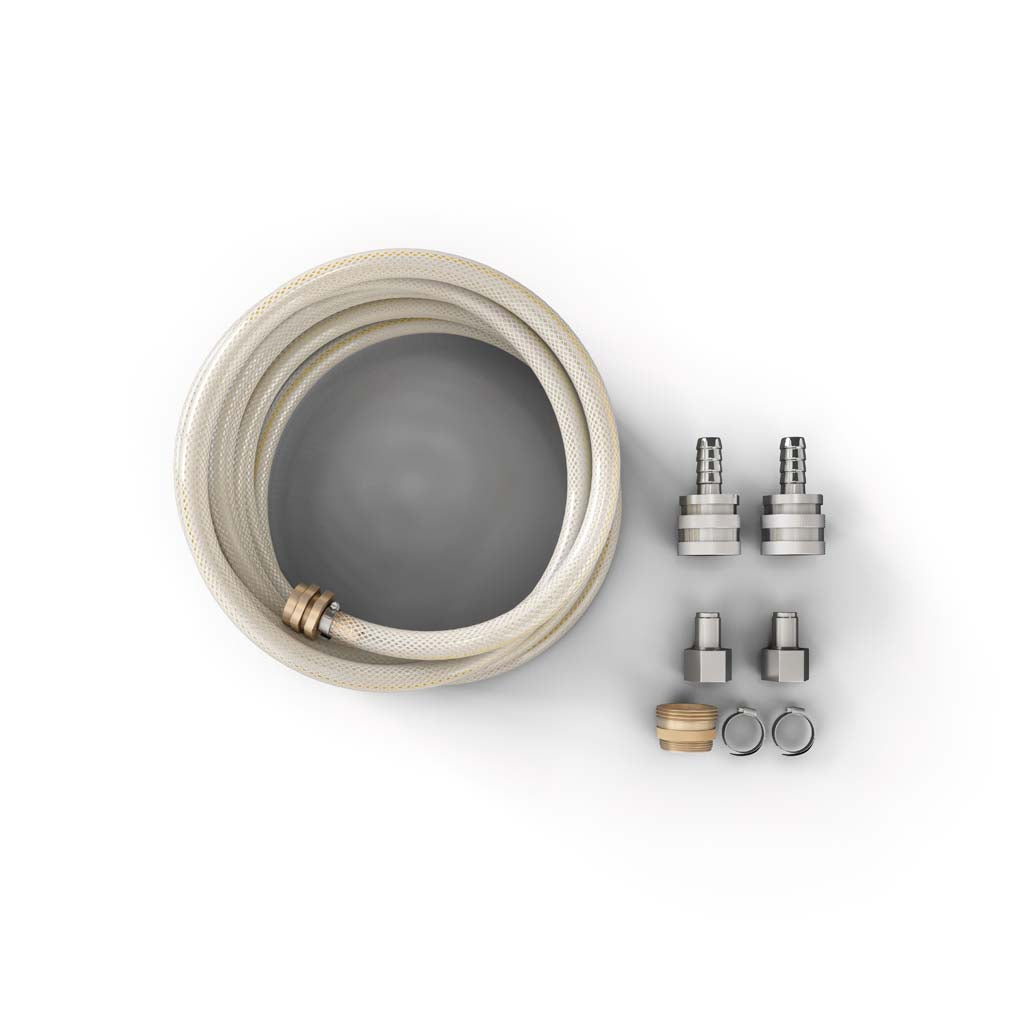 Water connection kit quick disconnect